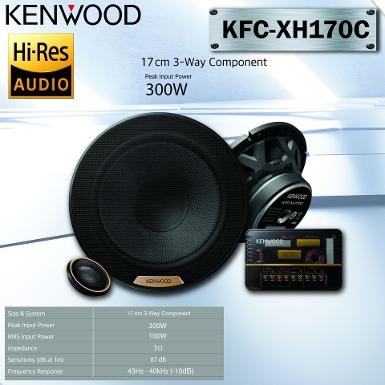 ลำโพงแยกชิ้น KENWOOD HIRES  KFC-XH170C